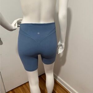 lululemon athletica Slate Blue Bike Shorts